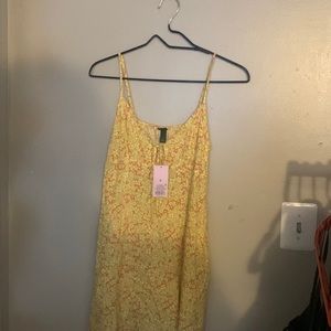 Yellow floral dress from wild fable